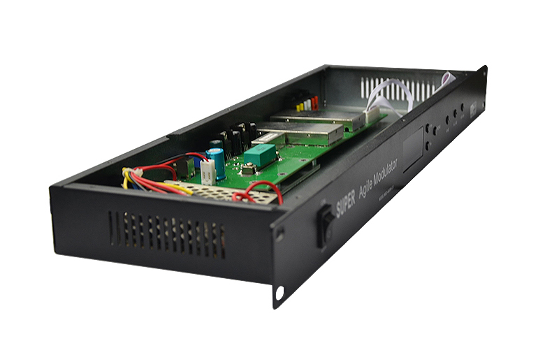 MSD-4000单路捷变邻频调制器进口芯片后级采用放大模块，输出电平高